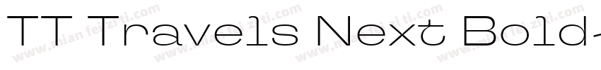 TT Travels Next Bold字体转换